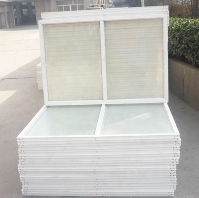 Fenêtre en fibre de verre industrielle pour environnements corrosifs Largeur maximale de 1 m Personnalisable