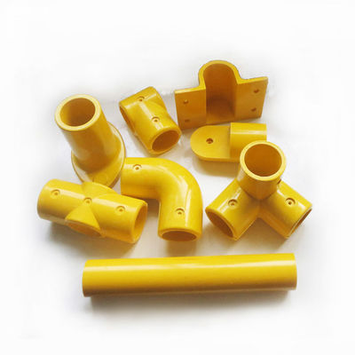 Résistant à la corrosion Griffe de tubes ronds en FRP plus résistante à la corrosion