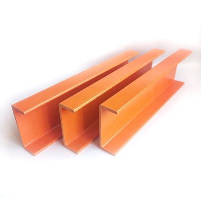 Profils de canaux de pultrusion en FRP extérieur personnalisés de haute résistance de 18 mm à 810 mm de largeur