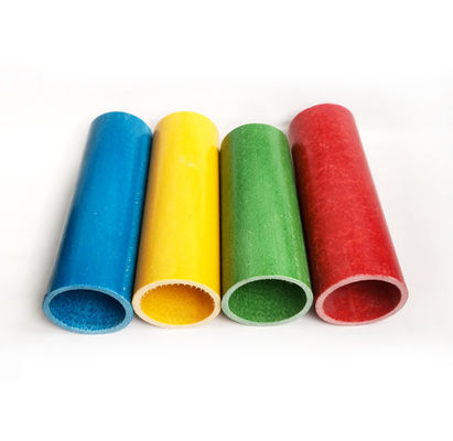 Résistance à la surface lisse FRP Pultrusion Tubes creux ronds pour une longueur personnalisée