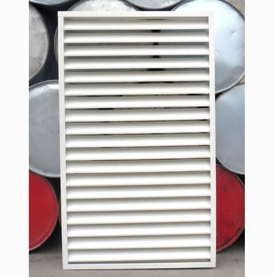 1m à 11,6m Longueur usine chimique fenêtre de ventilation fixe à air aveugle avec barre de support