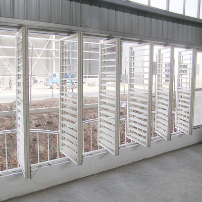1m à 11,6m Longueur usine chimique fenêtre de ventilation fixe à air aveugle avec barre de support