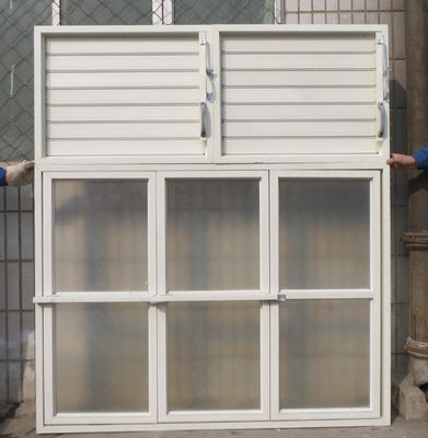 1m à 11,6m Longueur usine chimique fenêtre de ventilation fixe à air aveugle avec barre de support