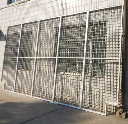 Système de clôture de sécurité de réseau en FRP résistant à la corrosion chimique avec technique pultrudée