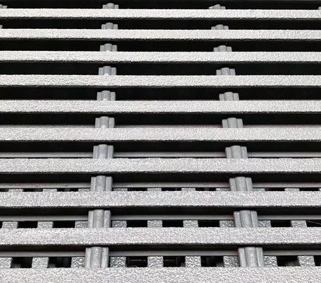 Système d'accès à la grille en FRP de coupe pour passerelle antidérapante 25 mm 38 mm 50 mm Grille GFRP haute