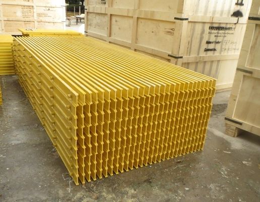 Système d'accès à la grille en FRP de coupe pour passerelle antidérapante 25 mm 38 mm 50 mm Grille GFRP haute