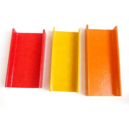 Renforcement structurel poutre de support de canal FRP fibre de verre GRP profil de canal coupé selon les besoins