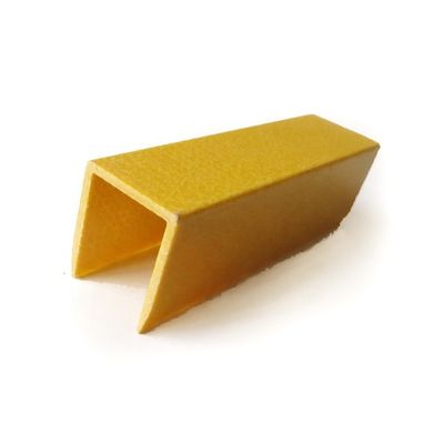 Technique de pultrusion en fibre de verre GFRP C-canal pour la protection des bords de planche de 30 mm/couverture