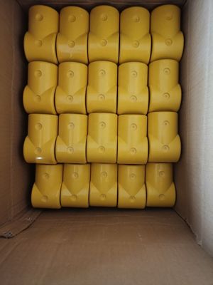 36 mm 50 mm GRP en fibre de verre FRP raccords de tubes en plastique pour roulements de rails de clôture