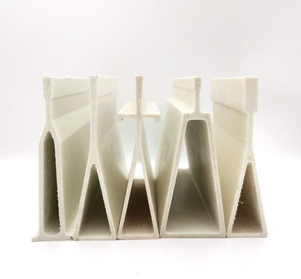 Service de coupe poutre de support en fibre de verre pour plancher de volaille stable 1m à 11,6m longueur