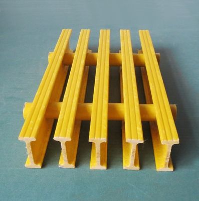 25 mm 38 mm 50 mm 58 mm FRP I Bar Grating pour la passerelle technique pultrudée anti-corrosion