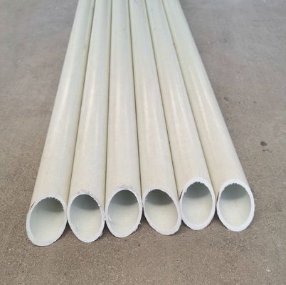 Couleurs personnalisées Tubes creux ronds composites pultrusés en fibre de verre lisse pour le marché