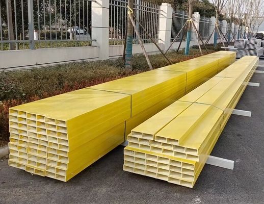 Service de coupe de tubes en FRF pour poutres de support de toiture en fibre de verre haute résistance à grande portée