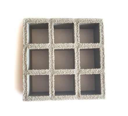 Panneaux de grille en fibres de verre moulés en FRP sans éclaboussure pour applications lourdes