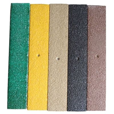 Bandes de fibres de verre plates FRP de longueur personnalisée pour résistance à la corrosion et antidérapant