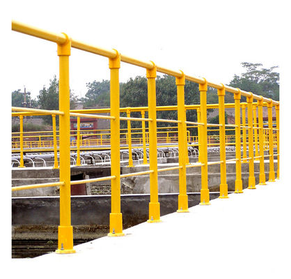 Fence en tubes ronds en FRP en fibre de verre avec application électrique chimique