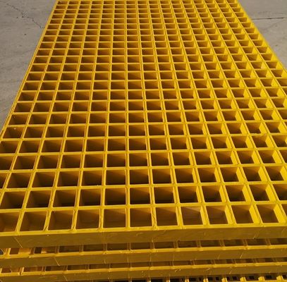 Facile à nettoyer et à entretenir grille de sol moulé en RPG/fibre de verre pour le plancher de lavage de voiture