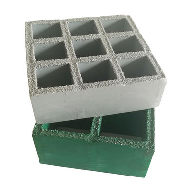 Réseau en fibre de verre FRP poncé concave pour une application sur une plateforme de passerelle anticorrosion