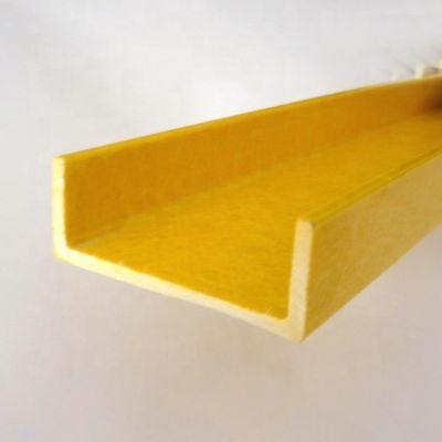Profiles de canaux de pultrusion en FRP pour des plastiques renforcés de fibre de verre résistants et durables