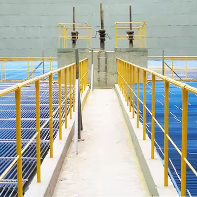 Parement de plancher monté sur le pont / poignées de protection FRP pour poignée de défilé isolée