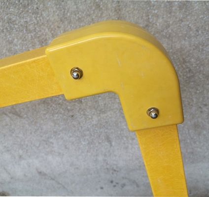 Résistants au rayonnement UV en FRP pour les raccords de tubes ronds de 50 mm pour les poignées/clôtures/barrières