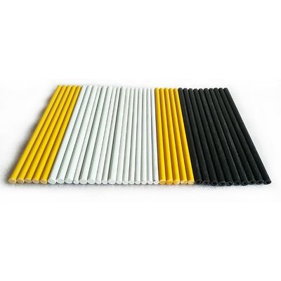 Barre en fibre de verre solide personnalisée avec dimensions anti-corrosion et technique de pultrusion