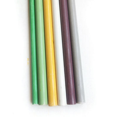 Barre en fibre de verre solide personnalisée avec dimensions anti-corrosion et technique de pultrusion