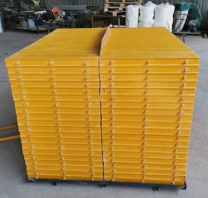 Technique pultrudée Feuille de grille en FRP pour usine de traitement des eaux usées Durable et résistant