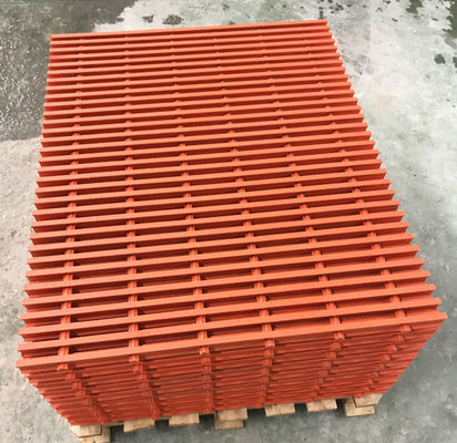 Technique pultrudée Feuille de grille en FRP pour usine de traitement des eaux usées Durable et résistant