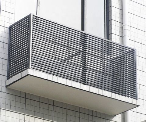 Résistance au vieillissement FRP fibre de verre composite balcon GRP grille de clôture pour position industrielle
