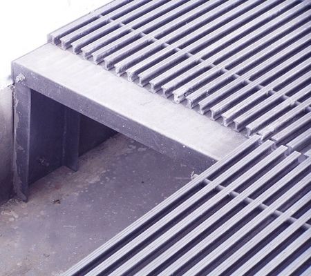 Panneau de grille de plancher en fibre de verre haute résistance à 40% de surface ouverte pour le service de traitement de coupe