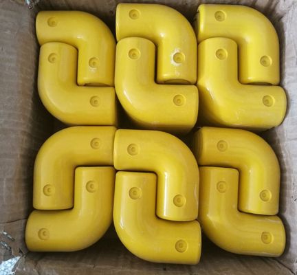 Rings ronds ou carrés raccords de manches en FRP pour les bardeaux en fibre de verre de conception industrielle