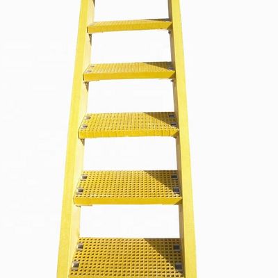 Échelle de profil FRP antidérapant à haute résistance à la sécurité et à grille durable