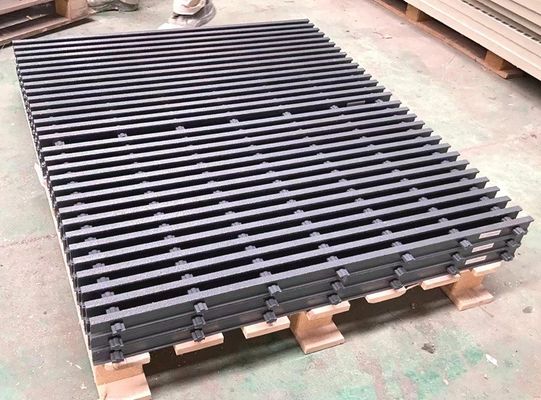 Grille de tranchée en FRP GFRP antidérapant avec panneau en fibre de verre pultrudé