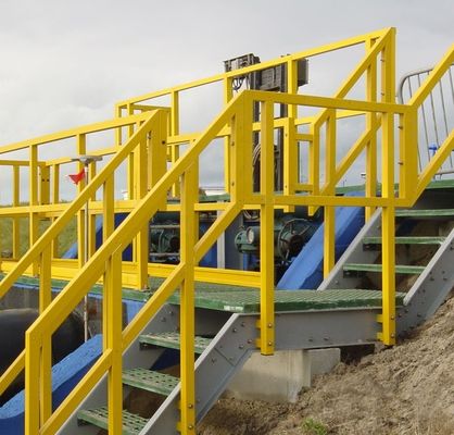 Escaliers en FRP isolés Barrière pour les escaliers en fibre de verre
