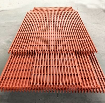 Longue durée de vie de la grille de pont en FRP pultrée avec 40% de surface ouverte et de coupe