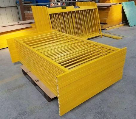 Clôture en plastique renforcée en fibre de verre composite durable pultrée et personnalisable