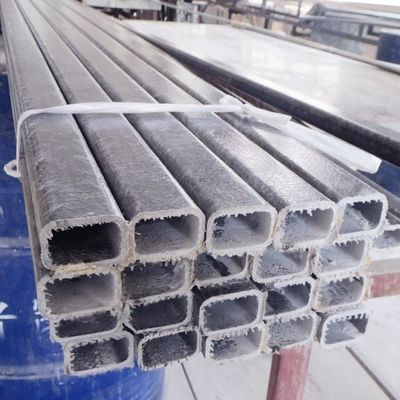 Tubes en FRP légers de 30 mm en fibre de verre rectangulaire pour le manche de hockey sur glace et plus