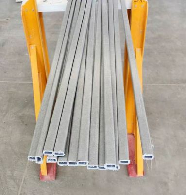 Tubes en FRP légers de 30 mm en fibre de verre rectangulaire pour le manche de hockey sur glace et plus