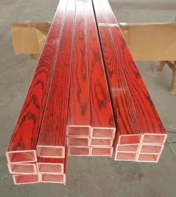Panneau de planche en fibre de verre à haute résistance avec finition en bois à grains 80% de surface ouverte