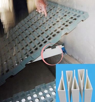 Feuille de support composite en fibre de verre FRP 120 mm lisse pour le partage de porcs