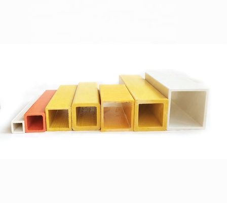 Profiles de tubes creux carrés en FRP en fibre de verre protégés contre les UV pour les structures extérieures d'échelles