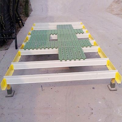 Technique Pultrusion poutre de support de plancher de porc en fibre de verre pour des dalles de porc en FRP de haute résistance
