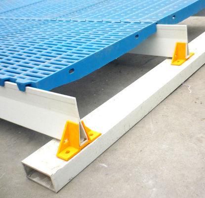 Service de coupe lisse 120 mm haut poutre de support triangulaire en fibre de verre pour le plancher de volaille