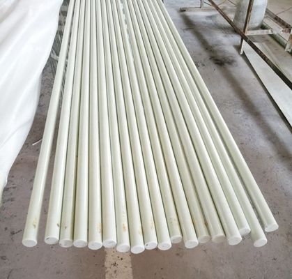 Service de coupe 16 mm Barre de fibre de verre blanche haute résistance pour des piquets lisses et flexibles