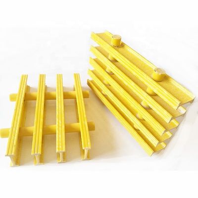Couverture de grille en fibre de verre haute résistance pour la résistance au glissement et les couleurs personnalisées