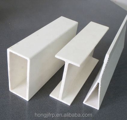 Technique de pultrusion lisse Profils de pergola en fibre de verre pour la structure de poutre de support