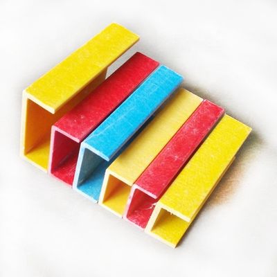 Profiles de canaux en plastique renforcés de fibres de verre FRP à faible entretien