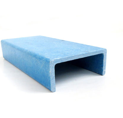 Profiles de section de canal de pultrusion en FRP pour les applications industrielles résistantes à la corrosion