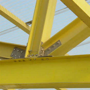 Plain 6m Span GRP FRP Plastique Purlin pour le cadre de support de panneau de toit Haute capacité de charge